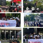 Aksi mahasiswa terkait kejahatan lingkungan PT TMS di Jakarta