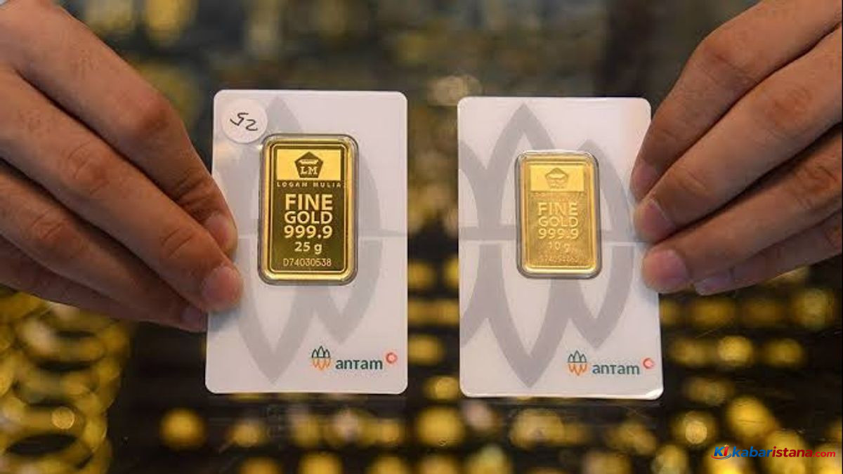 harga emas batangan Antam hari in