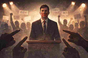 Pandji Pragiwaksono tampil dalam pertunjukan stand-up yang memicu perdebatan tentang kebebasan berbicara di Indonesia