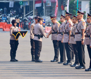 apel perwira dalam rangka mutasi Polda Metro Jaya
