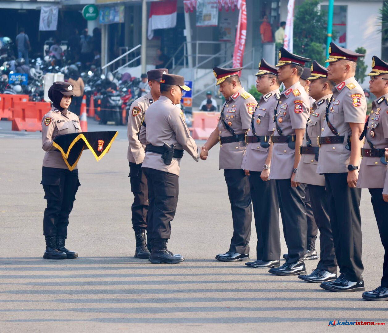 apel perwira dalam rangka mutasi Polda Metro Jaya