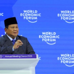 Prabowo Subianto menyampaikan pidato Prabowo di WEF 2026 di Davos, Swiss