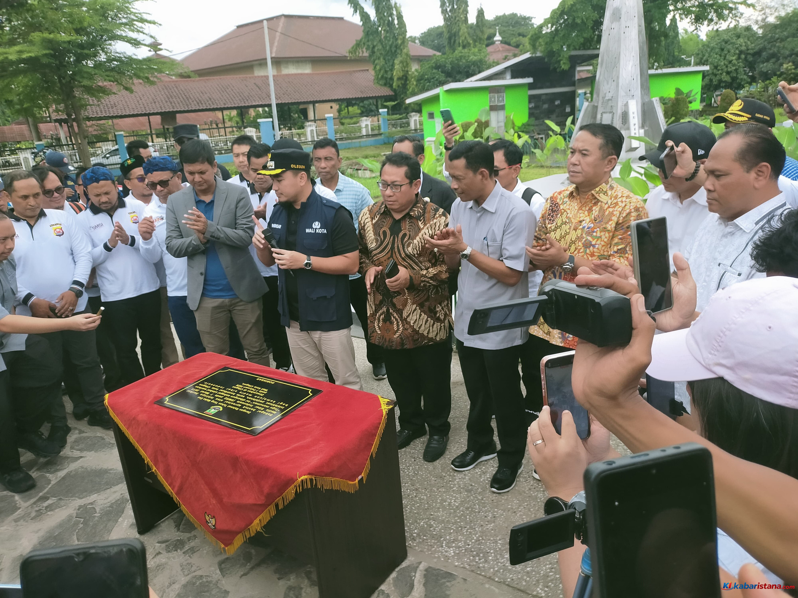 Monumen Media Siber Indonesia di cilegon Resmi Berdiri