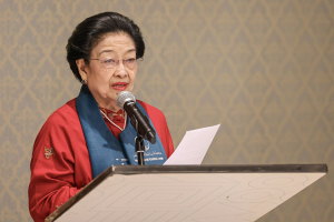 Pidato Megawati doktor honoris causa di Princess Nourah University