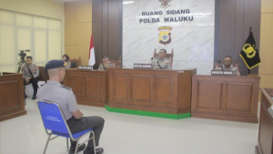 Bripda MS minta maaf saat sidang kode etik Polri di Polda Maluku