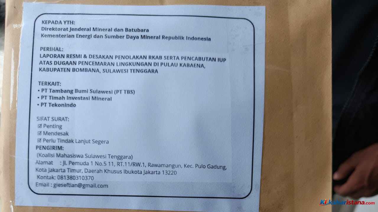 pencemaran lingkungan Pulau Kabaena akibat aktivitas tambang nikel