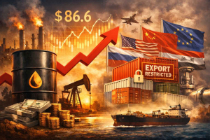 ilustrasi harga minyak dunia naik akibat krisis energi global