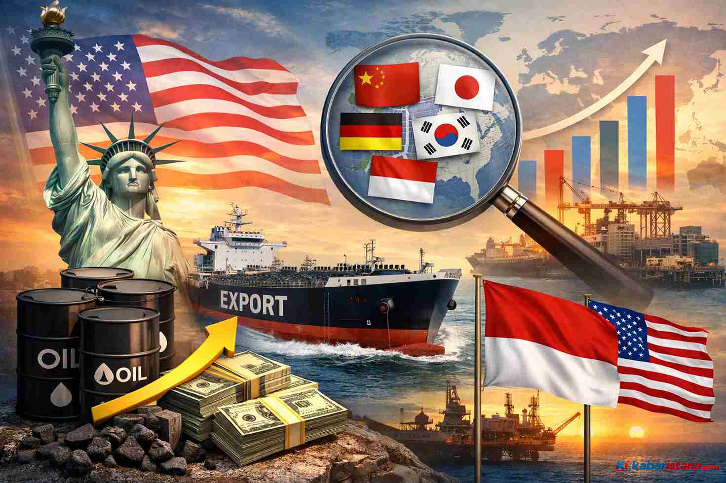 pembeli minyak AS 2025 termasuk Indonesia dalam perdagangan energi global