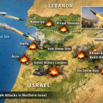 serangan roket Hizbullah Israel di wilayah utara dekat perbatasan Lebanon