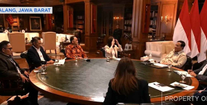 kewaspadaan laporan Prabowo dalam rapat bersama pejabat membahas laporan ekonomi dan sosial