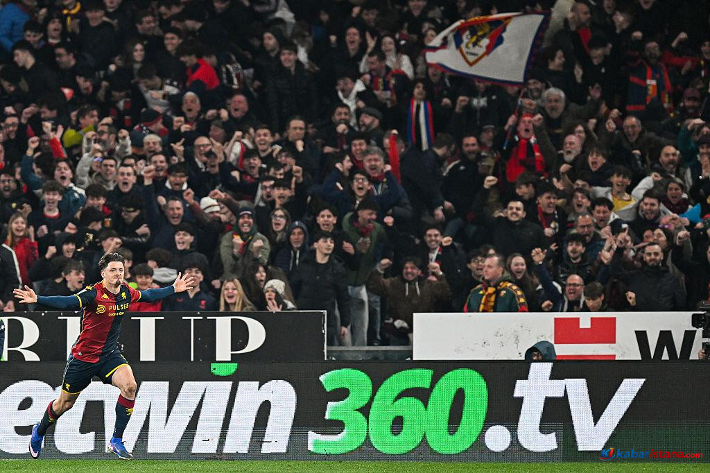 roma vs genoa serie a vitinha mencetak gol penentu kemenangan genoa