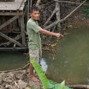 air sungai bumi etam keruh akibat erosi tambang batu bara