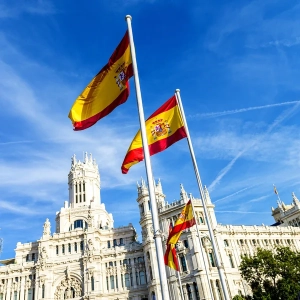 ilustrasi paket anti krisis Spanyol pada peta negara Spanyol