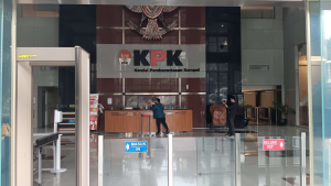 lobi gedung KPK terkait kasus KPK Lippo Cikarang