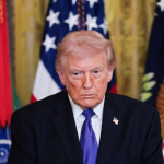 rating Trump turun saat pidato di Gedung Putih