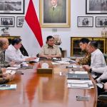 penghematan energi nasional Presiden Prabowo Subianto rapat kabinet di Istana Merdeka Jakarta