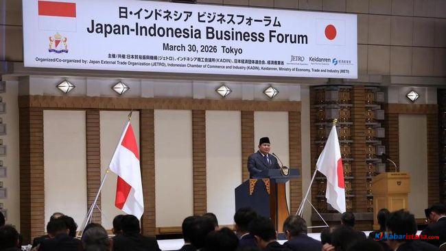 Prabowo Subianto menghadiri forum bisnis Jepang dukung transisi energi Indonesia