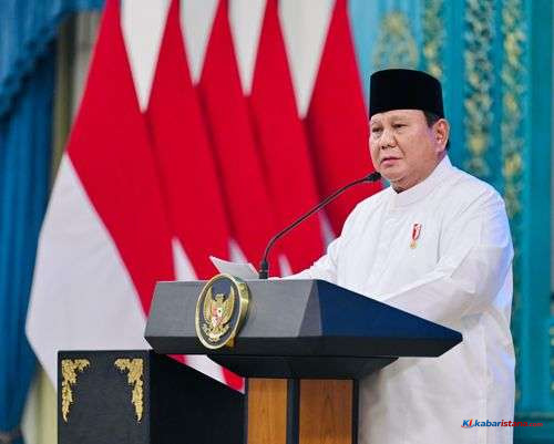 prabowo malam takbiran sumut pidato nuzulul quran istana negara 2026