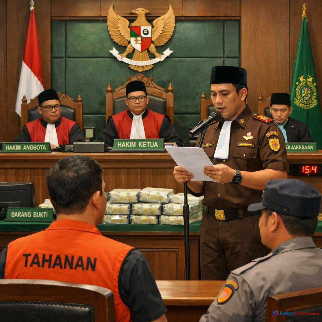 tuntutan mati sabu di sidang pengadilan negeri padang