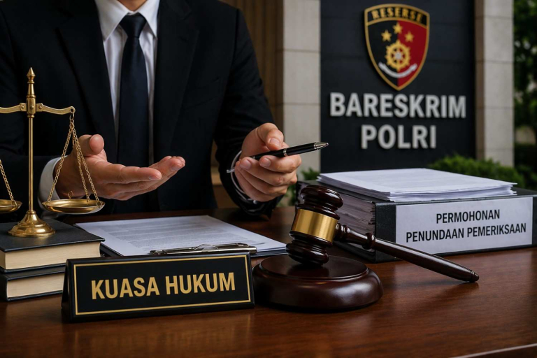 Ilustrasi_ kuasa hukum jelaskan klien sakit luar negeri dalam proses pemeriksaan