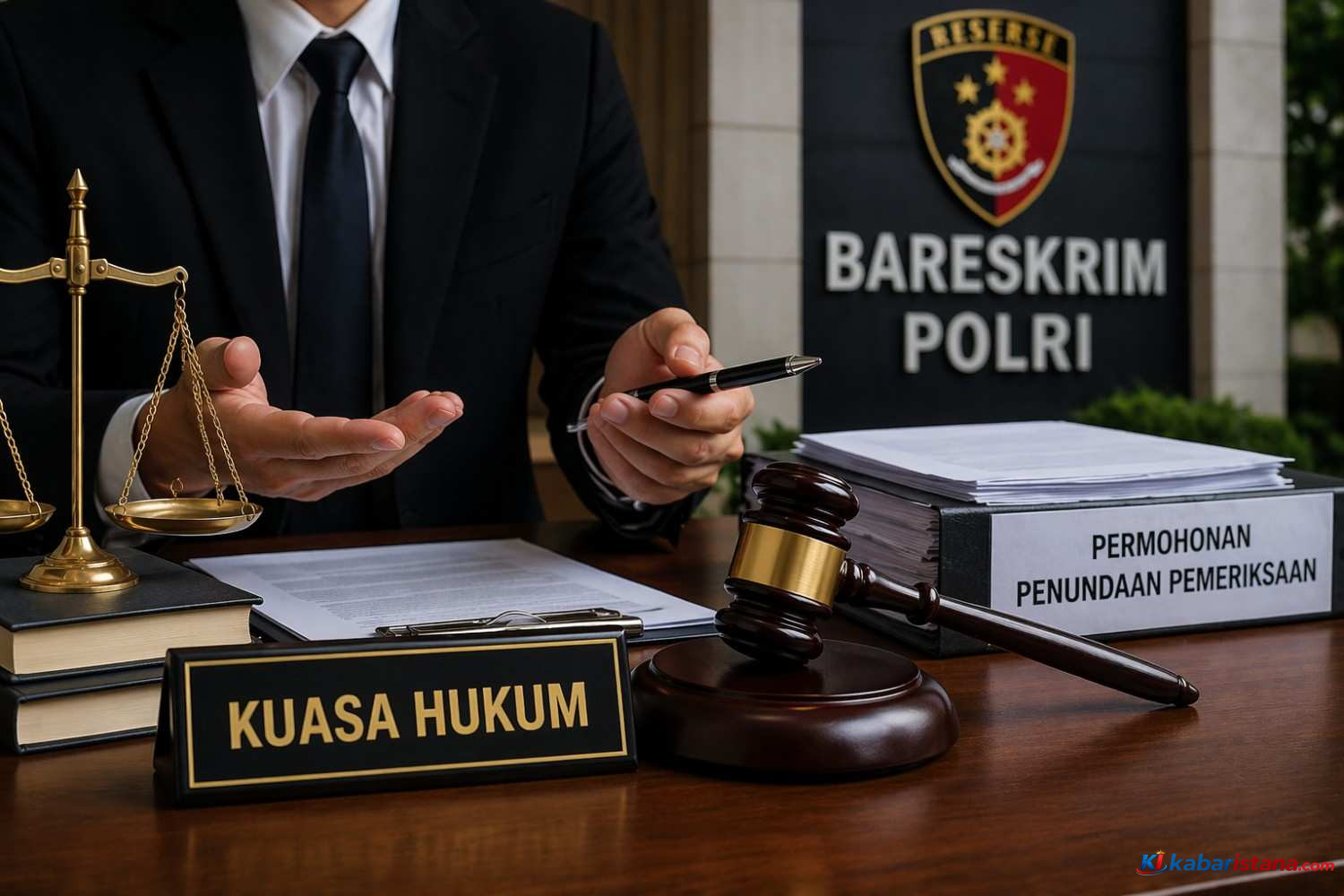 Ilustrasi_ kuasa hukum jelaskan klien sakit luar negeri dalam proses pemeriksaan