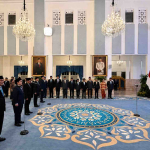 Dudung Kepala Staf Kepresidenan saat pelantikan di Istana Negara