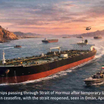 pembatasan kapal Selat Hormuz kapal tanker melintas pasca gencatan senjata AS Iran di perairan Oman