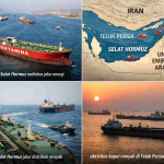 tanker Pertamina Selat Hormuz dan aktivitas kapal minyak di Teluk Persia dengan peta jalur distribusi energi