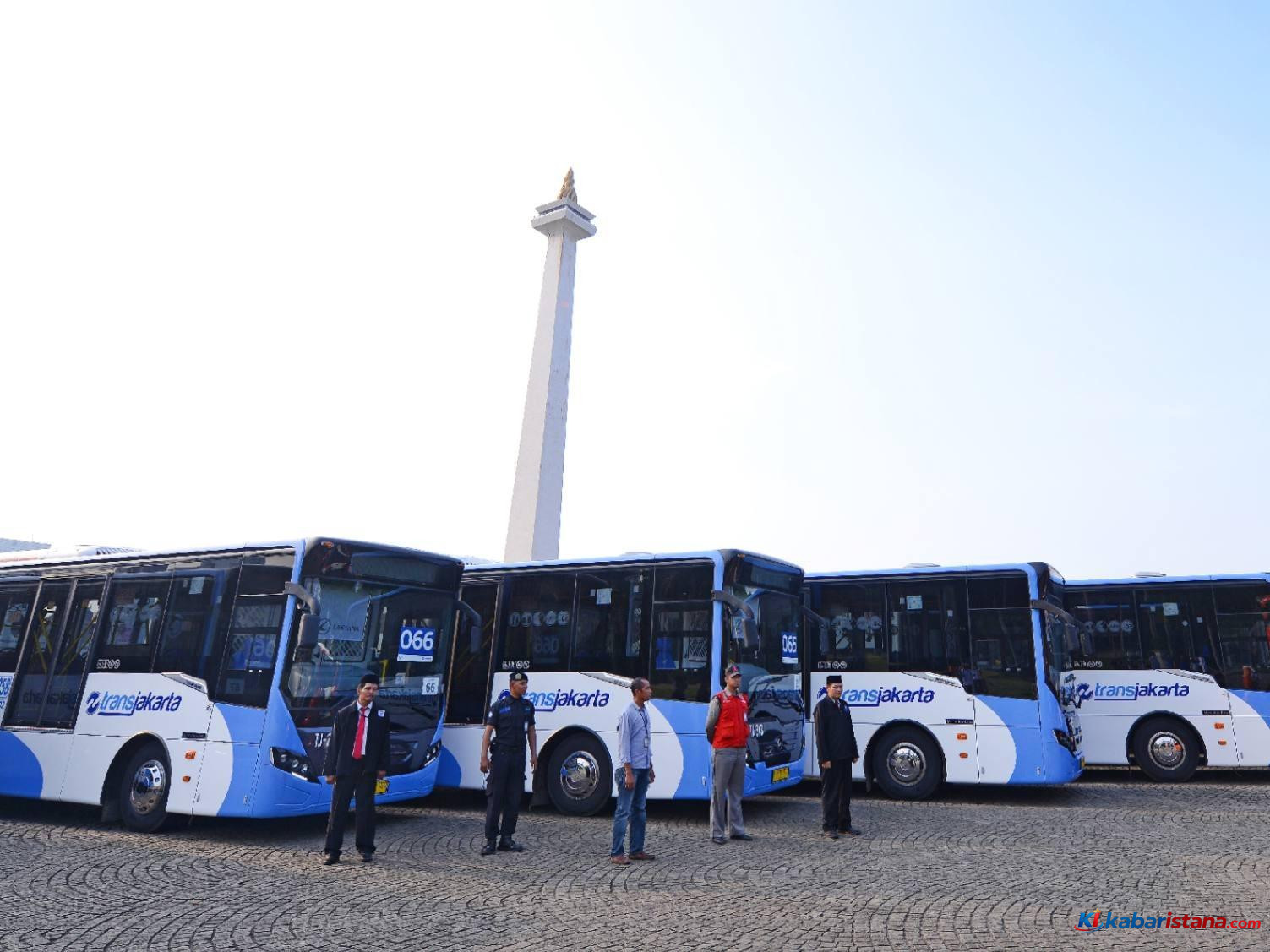 rute Transjabodetabek Bogor ilustrasi armada bus Transjakarta menuju Terminal Bubulak