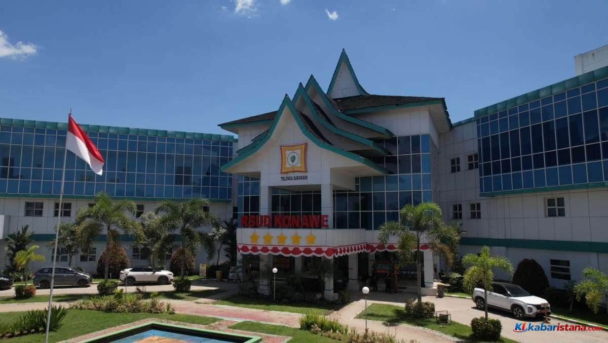 upah cleaning service RSUD Konawe saat membersihkan ruang medis