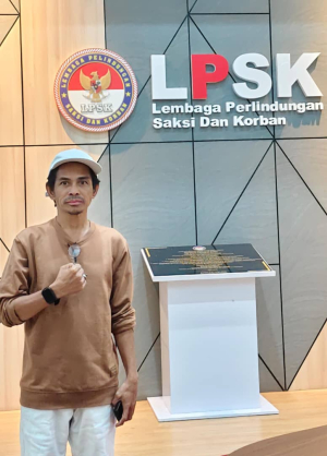 perlindungan LPSK Vanessa Tuhuteru di kantor LPSK Indonesia
