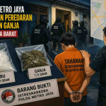 Ilustrasi peredaran sabu ganja digagalkan Polda Metro Jaya di Jakarta Barat