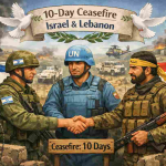 ilustrasi gencatan senjata Israel Lebanon selama 10 hari dengan peran PBB