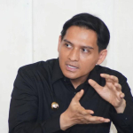 Bupati Indramayu terbaik Lucky Hakim saat kegiatan resmi