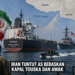 bebaskan kapal Touska di Teluk Oman saat Iran tuntut AS lepaskan kapal dan awak