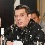 Yudha Novanza Utama saat rapat Komisi I DPR RI membahas Program Kampung Internet dan perluasan akses internet desa