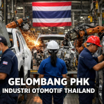 PHK industri otomotif global di pabrik mobil Thailand akibat otomatisasi dan kendaraan listrik