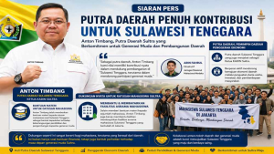 Anton Timbang putra daerah Sulawesi Tenggara bantu ratusan mahasiswa Sultra dan dukung fasilitas asrama mahasiswa di Jakarta