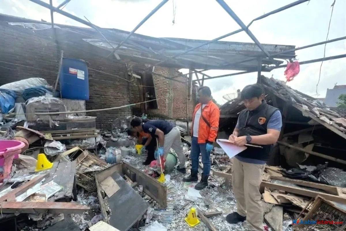 Ledakan Petasan Malang di rumah warga Desa Jenggolo Kepanjen
