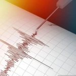 Seismograf mencatat getaran gempa Miyagi di Jepang timur laut.