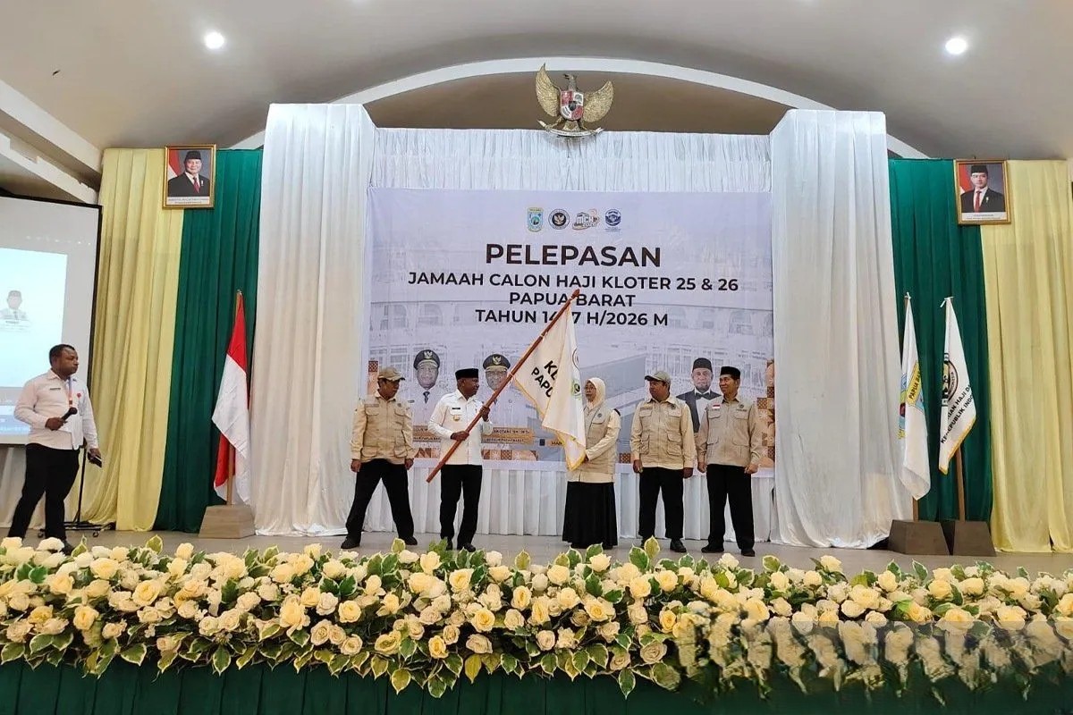 pelepasan haji Papua Barat 2026 di Manokwari oleh Gubernur