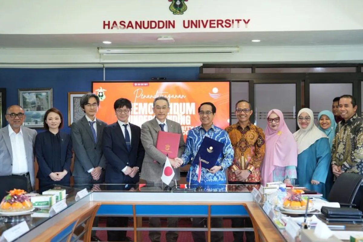 kolaborasi unhas fhu jepang penandatanganan kerja sama