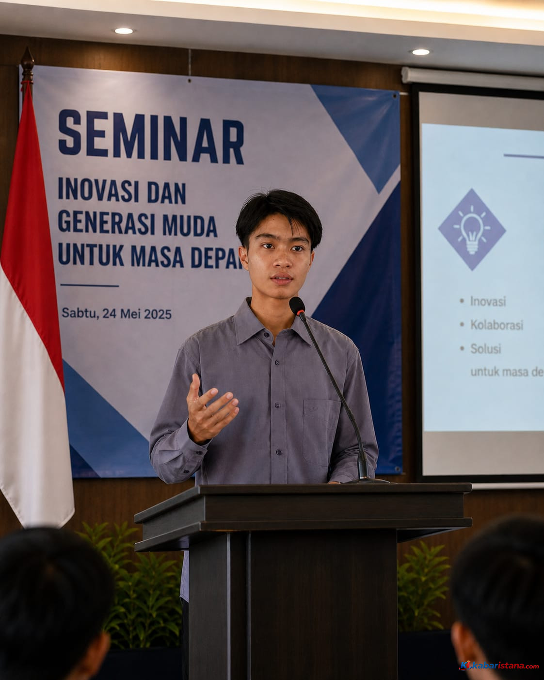 Anton Timbang Sultra dalam kegiatan seminar dan pengembangan generasi muda