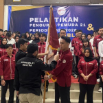 pelantikan pemuda 21 sultra jakarta di gedung KNPI