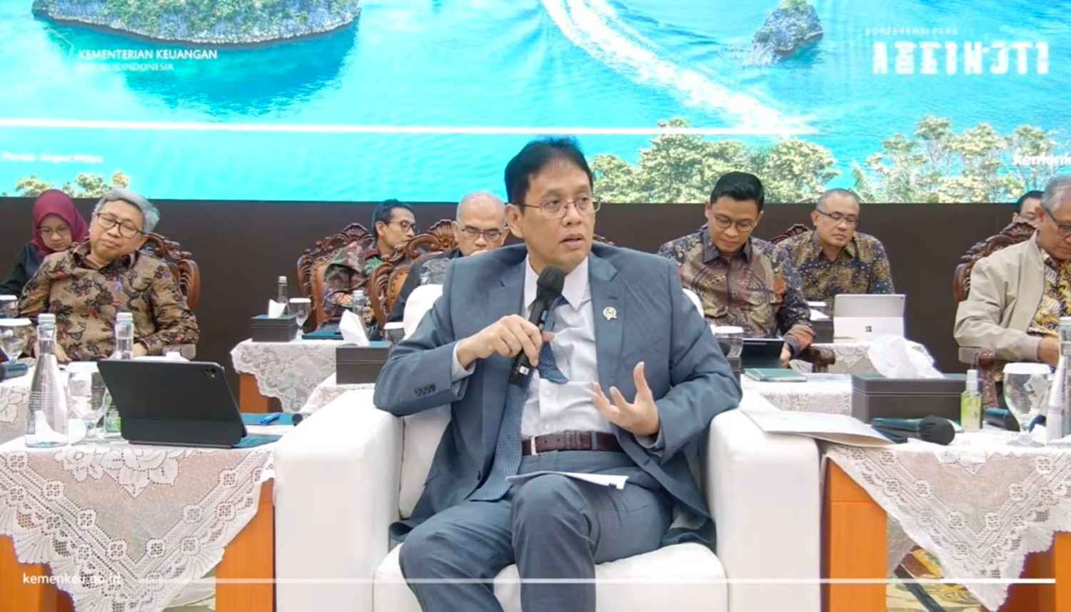 Grafik pertumbuhan ekonomi Indonesia 2026 kuartal I mencapai 5,61 persen