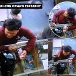 Dugaan pencurian Toko Sandy terekam CCTV di Jalan Bandang Palukka saat korban kehilangan uang dan dokumen penting.