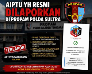 AIPTU YH Propam Sultra dilaporkan oleh GMN