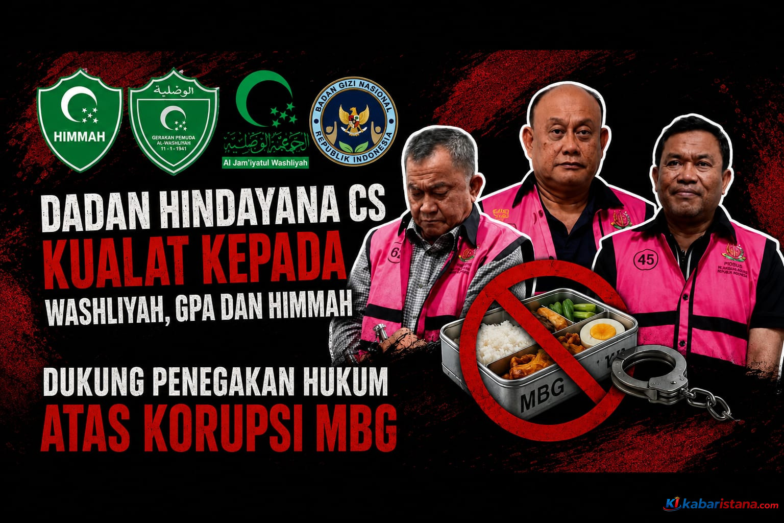 Angkatan Muda Al Washliyah MBG mendukung Kejagung mengusut dugaan korupsi Program Makan Bergizi Gratis.