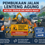 Pembukaan Jalan Lenteng Agung arah Depok tertunda akibat perbaikan saluran bawah tanah