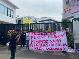 Pembekuan IUP Wawonii didesak GMH Sultra melalui permintaan penghentian RKAB dan evaluasi izin tambang di Pulau Wawonii.